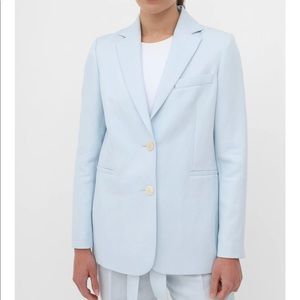 Maje linen blazer sky blue, new, never worn, without tag